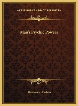 Hardcover Man's Psychic Powers Book
