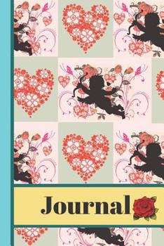 Paperback Journal: Beautiful Cherub And Hearts Patchwork Effect Writing Gift - Lined JOURNAL, 130 pages, 6 x 9 Book
