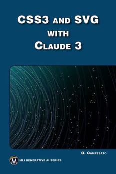 Paperback CSS3 and SVG with Claude 3 Book