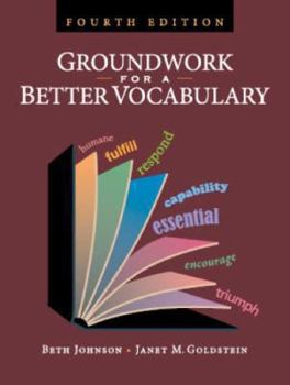 Paperback Groundwork for a Better Vocabulary Book