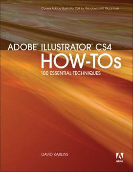 Paperback Adobe Illustrator CS4 How-Tos: 100 Essential Techniques Book