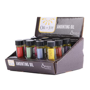 Hardcover Anointing Oil Assorted Scented Display 12 Pk Book