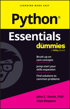 Paperback Python Essentials for Dummies Book