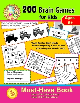 Paperback 200 Brain Games for Kids ( Big Book Series ) Book