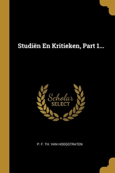 Paperback Studiën En Kritieken, Part 1... [Dutch] Book