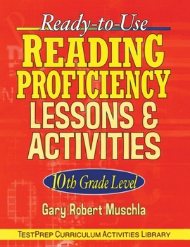 Paperback Ready-To-Use Reading Proficiency Lessons & Activities: 10th Grade Level Book