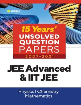 Paperback 15 Years IIT JEE Unsolvrd Book