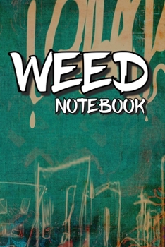 Paperback Weed Notebook: 6x9 Notebook checkered Book