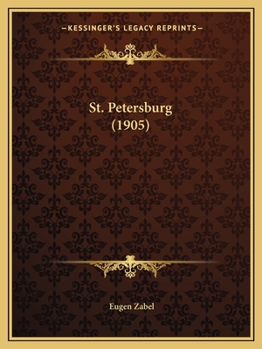 Paperback St. Petersburg (1905) Book