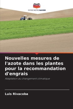 Paperback Nouvelles mesures de l'azote dans les plantes pour la recommandation d'engrais [French] Book