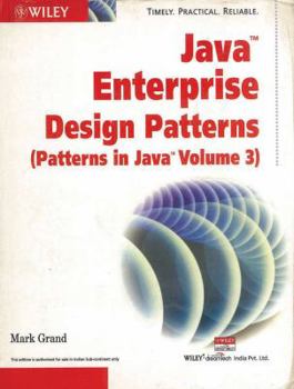 Paperback Java Enterprise Design Patterns- Vol. 3 Book