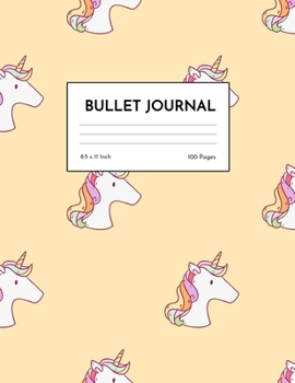 Bullet Journal: Pretty Unicorn Dot Grid Notebook - Dotted Note Pad for Kids, Girls, Teens, Tweens, Women - Gifts for Birthday and Christmas | Design 98834