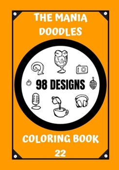 Paperback Coloring Book: The Mania Doodles Book