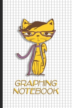 Paperback Graphing Notebook: Smart Cat Edition Book