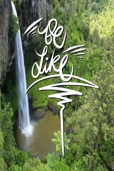 Be like: 6x9 Inch Lined Journal/Notebook - Be like water - Inspired by Bruce Lee and Tao