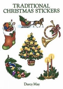 Paperback Traditional Christmas Stickers: 20 Pressure-Sensitive Designs Book