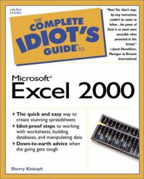 Paperback Complete Idiot's Guide to Microsoft Excel 2000 Book