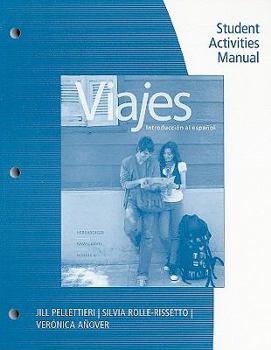 Paperback Viajes Students Activities Manual: Introduccion Al Espanol Book