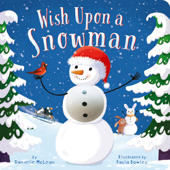 Board book Wish Upon a Snowman: A Touch-And-Feel Christmas Board Book with Squishy Snowman for Kids and Toddlers Book