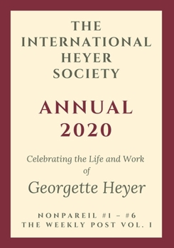 Paperback The International Heyer Society Annual 2020 Book