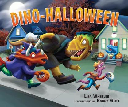 Hardcover Dino-Halloween Book