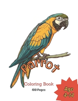 Paperback Parrot Coloring Book