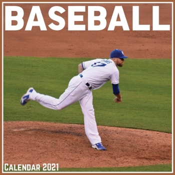 Paperback Baseball Calendar 2021: Official Baseball Calendar 2021, 12 Months Book
