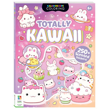 Paperback Kaleidoscope - Scented Sticker Coloring - Totally Kawaii Book
