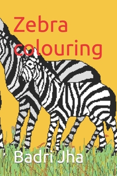 Paperback Zebra colouring Book