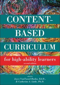 Hardcover Content-Based Curriculum for High-Ability Learners Book