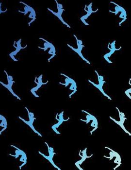 Paperback Jazz Dancer Silhouettes: 8.5 X 11 Wide Ruled Composition Book - 200 Pages - Notebook for Dancers Book