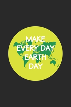 Earth Day: Lined Paper Notebook 6x9 inches with 120 pages