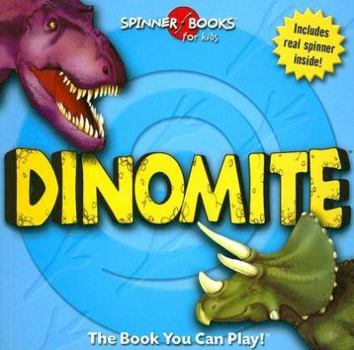 Paperback Dinomite [With Spinner] Book
