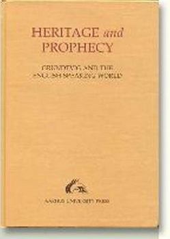 Paperback Heritage and Prophecy Book