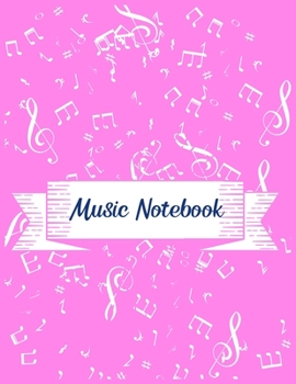 Music Notebook: Wide Staff Manuscript Paper Notebook for Kids Blank Sheet Music Composition and Notation Notebook for Piano/guitar/violin/keyboard (8.5"x11" - 150 Pages)