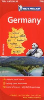 Loose Leaf Michelin Germany Map 718 Book