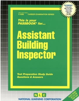 Paperback Assistant Building Inspector Book