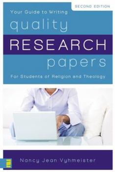 Paperback Quality Research Papers: For Students of Religion and Theology Book