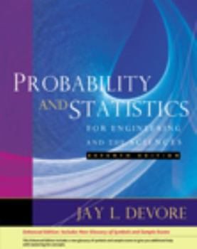 Hardcover Probability and Statistics for Engineering and the Sciences (Available 2010 Titles Enhanced Web Assign) Book