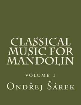 Paperback Classical music for Mandolin: volume 1 Book