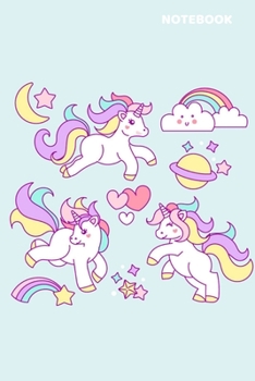 Notebook: Notebook for girls kawaii Unicorn (unicorn notebook)