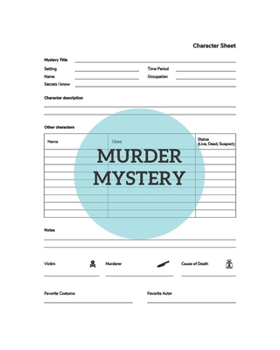 Paperback Murder Mystery: Create your secrets of murder Book
