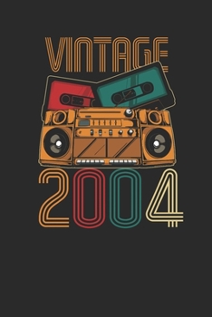 Vintage 2004: Graph Paper Notebook – Birthday Gift or Anniversary Gift Idea