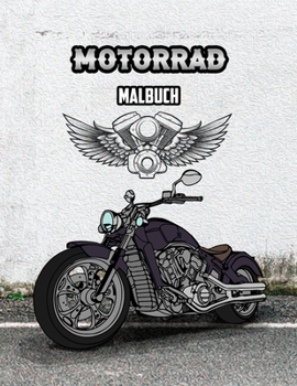Paperback Motorrad Malbuch: Volume 1 [German] Book