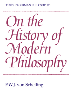 Hardcover On the History of Modern Philosophy Book