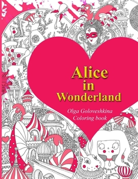 Paperback Alice in Wonderland Coloring Book