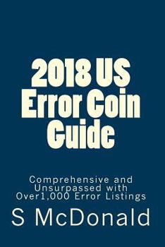 Paperback 2018 US Error Coin Guide Book