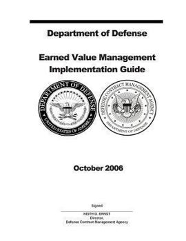 Paperback Department of Defense Earned Value Management Implementation Guide October 2006 Book