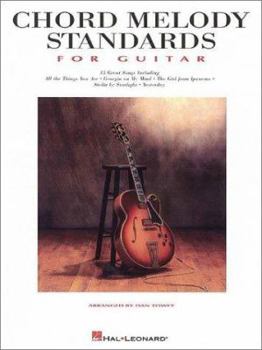 Paperback Chord Melody Standards for Guitar Book