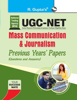 Paperback Nta-Ugc-Net: Mass Communication & Journalism Previous Years Papers (Solved) Book